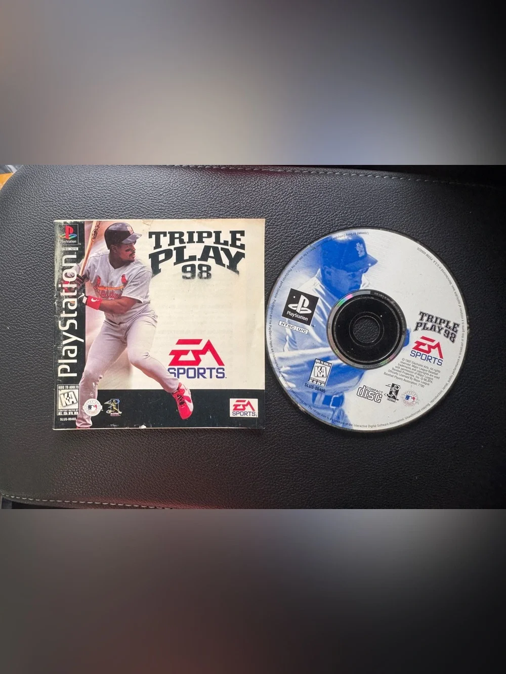 Sony PlayStation 1 video game titled 'Triple Play 98' by EA Sports